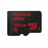 SanDisk Ultra 200GB microSDXC bis zu 90 MB/Sek, Class 10 Speicherkarte